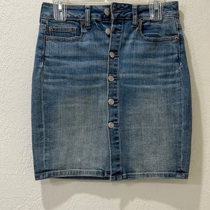 Denim High Rise Pencil Skirt from American Eagle